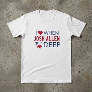 Josh Allen Buffalo Football Fan Graphic Tee – Funny Game Day T-Shirt